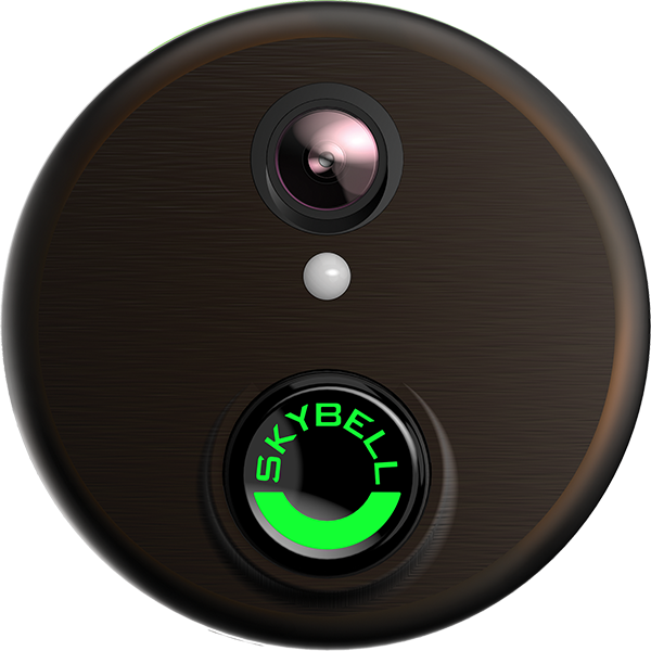 Alarm.com SkyBell Round Doorbell Camera (Bronze)